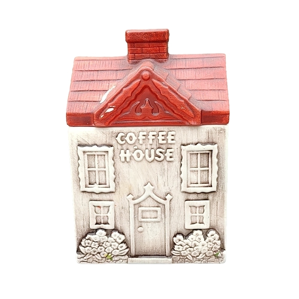 Judy of California 1977 Vintage Coffee House Cookie Jar ~ Ceramic